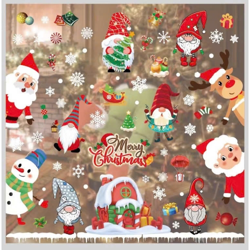 Decal Giáng Sinh dán kính 12