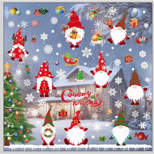 Decal Giáng Sinh dán kính 13