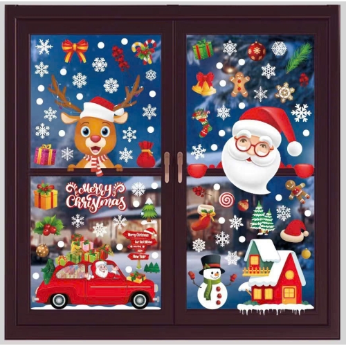 Decal Giáng Sinh dán kính 9