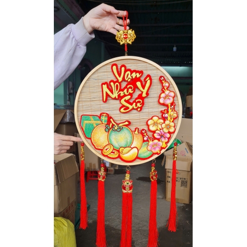 Mẹt treo tường Vạn sự Như ý