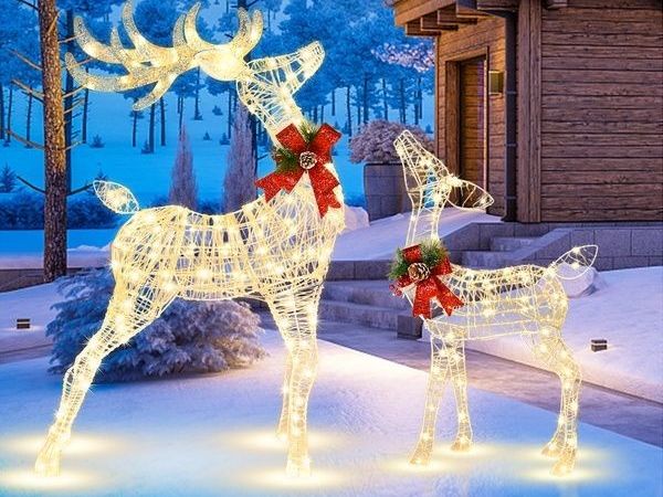 Các ý tưởng trang trí cỗ xe tuần lộc của ông già Noel