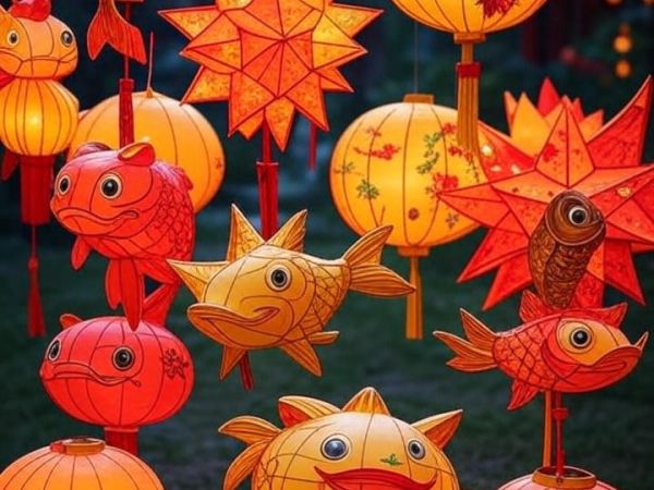 Các loại đèn Trung Thu được nhiều trẻ em yêu thích
