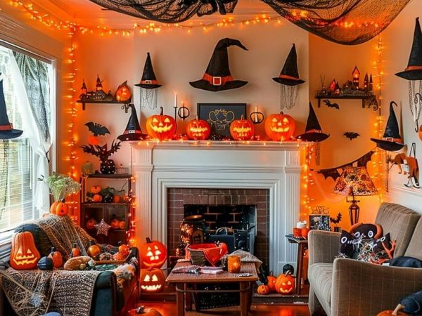 Cách trang trí quán cafe Halloween tạo không khí ma quái