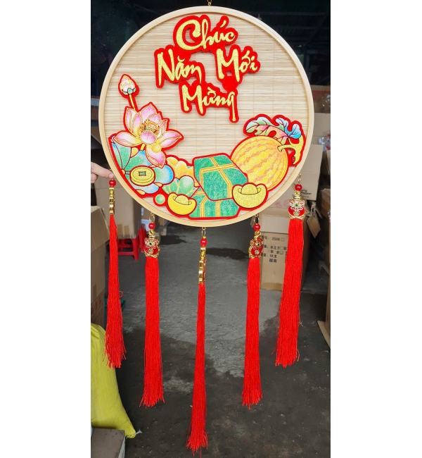 Mẹt treo tường Chúc Mừng Năm Mới