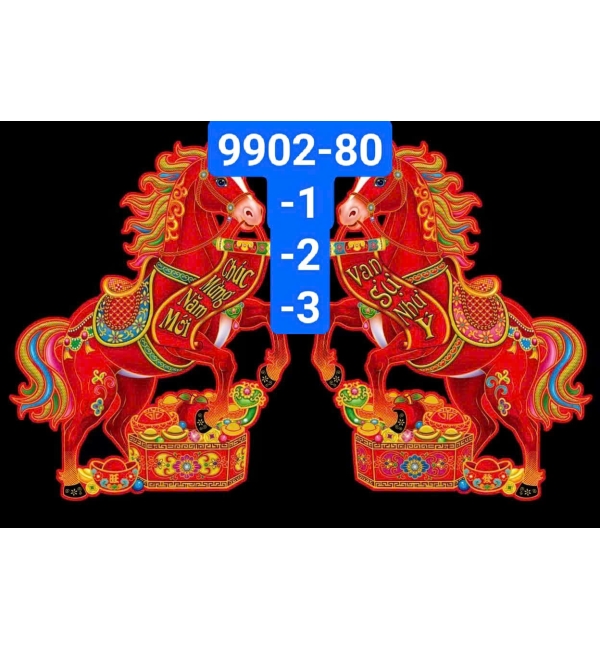 Decal trang trí Tết 2