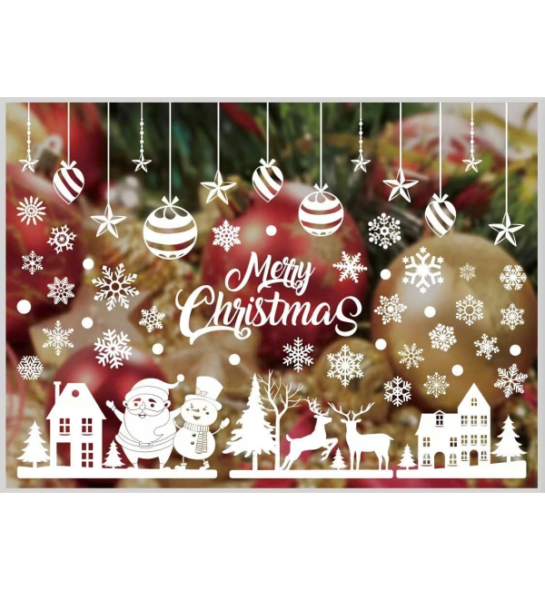 Decal Giáng Sinh dán kính 11