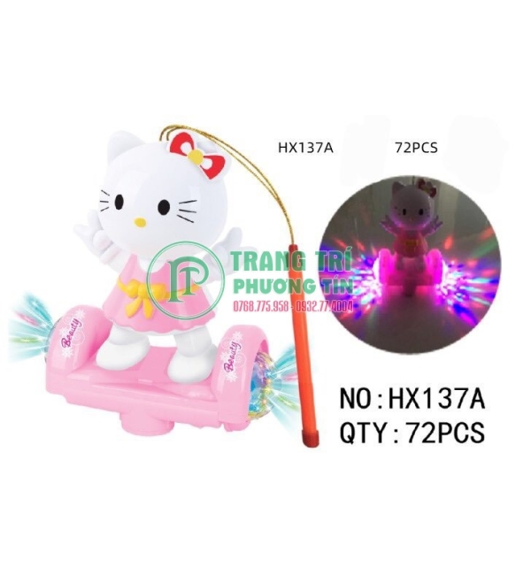 Lồng đèn pin phát nhạc chuyển động Hello Kitty