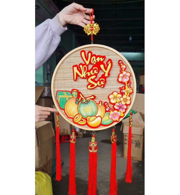 Mẹt treo tường Vạn sự Như ý