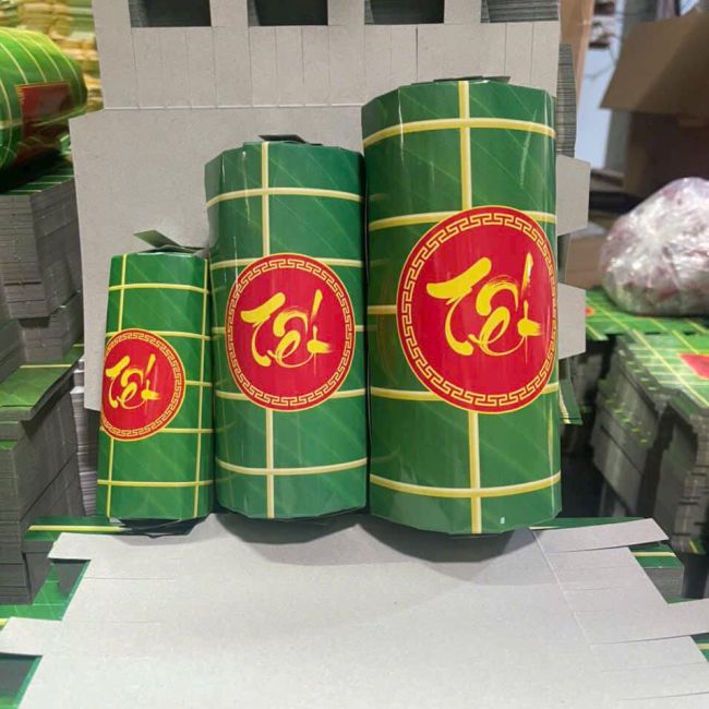 Bánh Tét trang trí