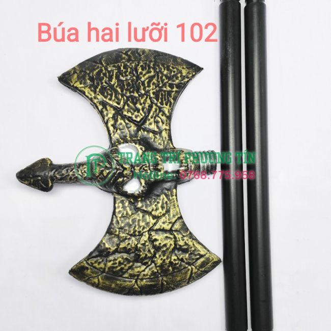 Búa 2 lưỡi và côn khúc