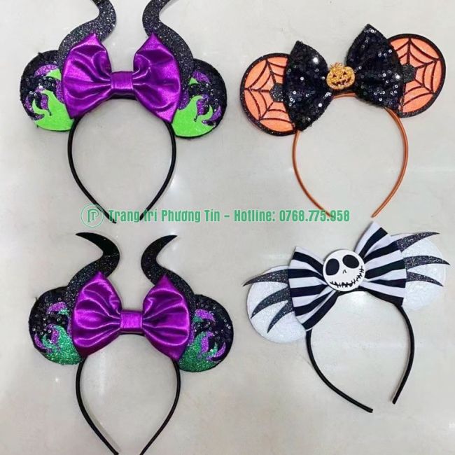 Cài tóc sừng và nhền nhện