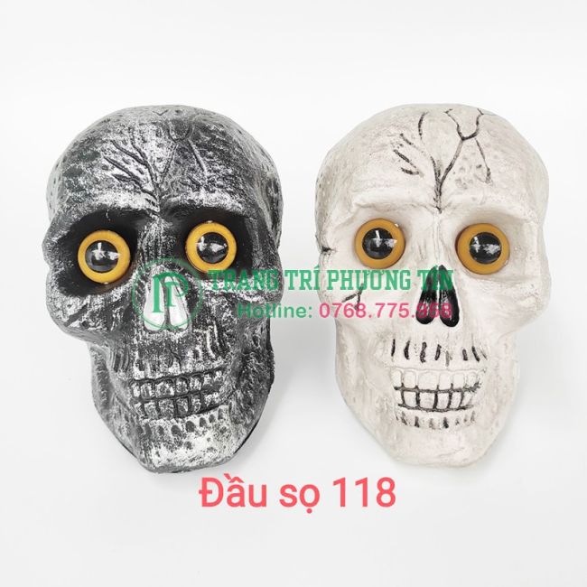 Đầu sọ trắng đen