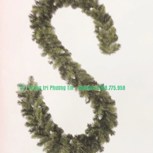 Dây trang trí đầu tròn 2 loại lá