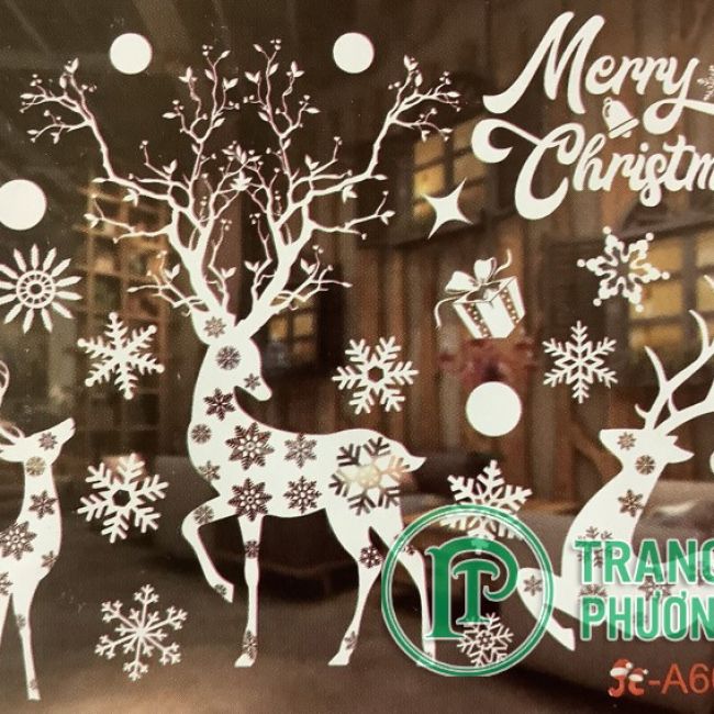 Đàn tuần lộc và hoa tuyết