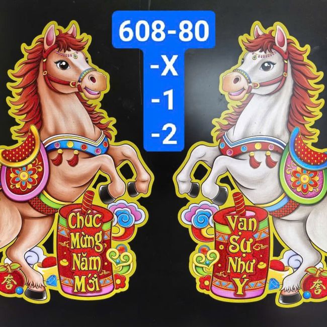 Decal trang trí Tết 5