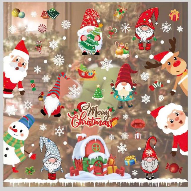 Decal Giáng Sinh dán kính 12