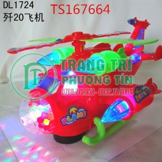 Lồng đèn pin phát nhạc chuyển động trực thăng