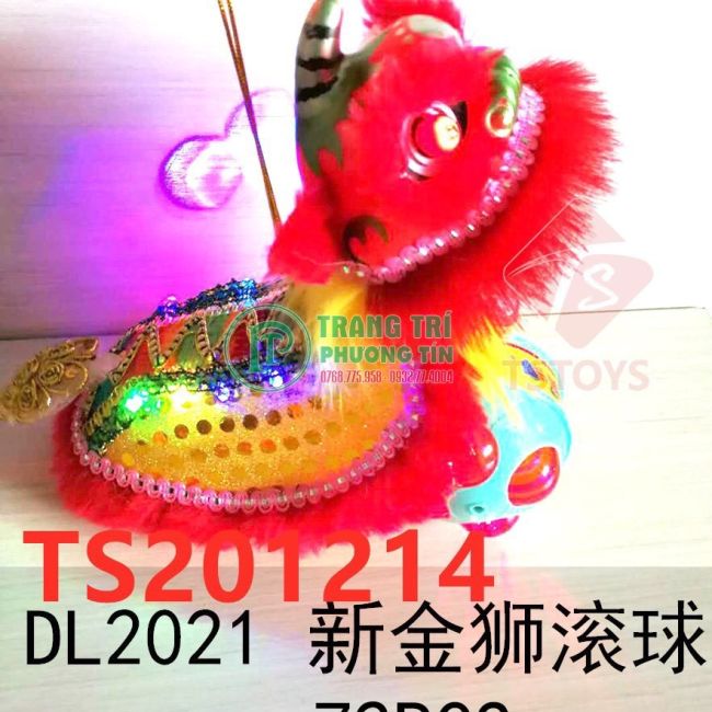 Lồng đèn pin phát nhạc chuyển động con lân