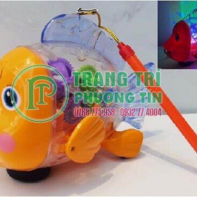 Lồng đèn pin phát nhạc chuyển động cá