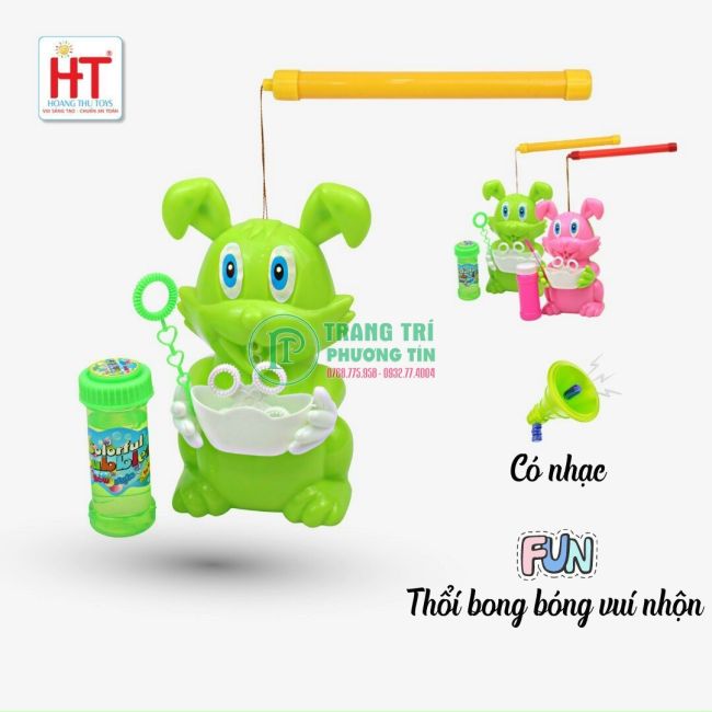 Lồng đèn pin nhạc thỏ xanh