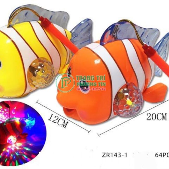 Lồng đèn pin nhạc cá cute