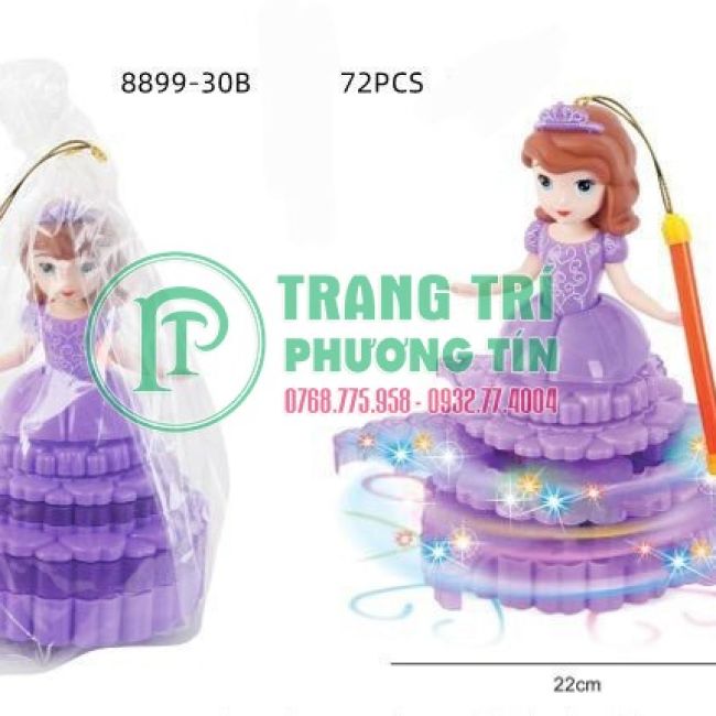 Lồng đèn pin nhạc chuyển động công chúa