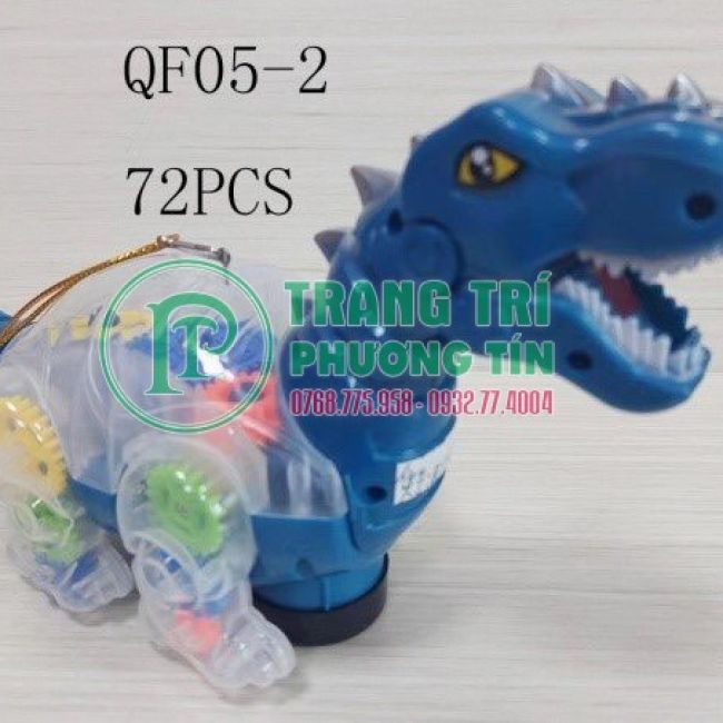 Lồng đèn pin phát nhạc chuyển động khủng long xanh