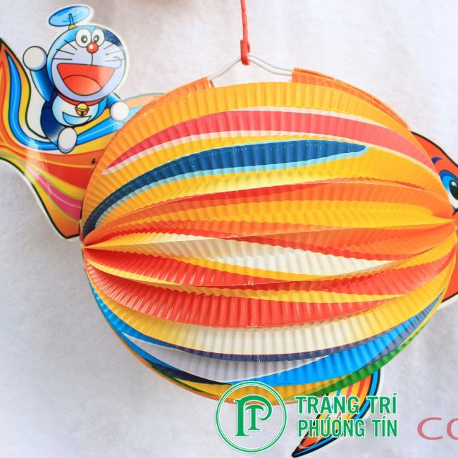 Lồng đèn giấy xếp cá vàng