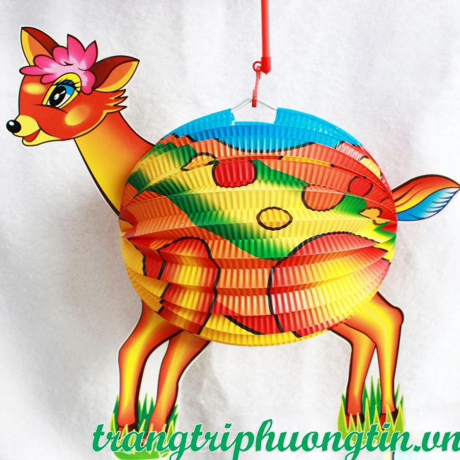 Lồng đèn giấy xếp Nai con