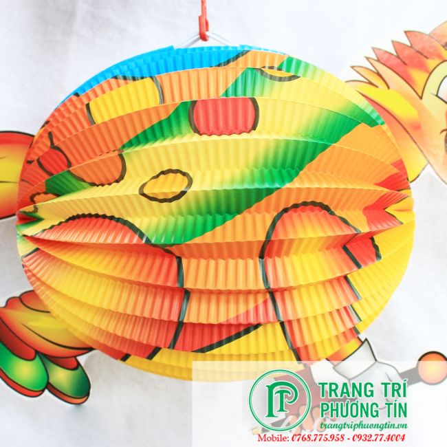 Lồng đèn giấy xếp Chó sói