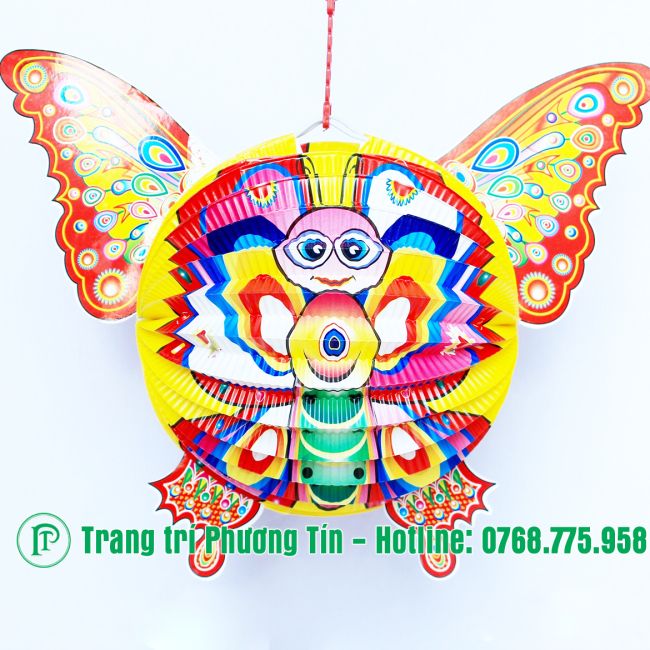 Lồng đèn trung thu giấy xếp con bướm
