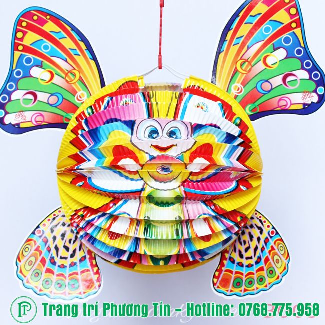 Lồng đèn trung thu giấy xếp hình bướm