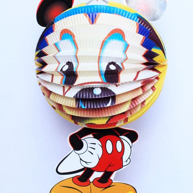 Lồng đèn trung thu giấy xếp Mickey