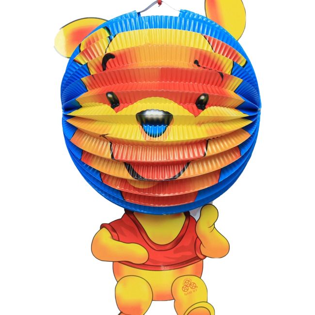 Lồng đèn trung thu giấy xếp gấu Pooh