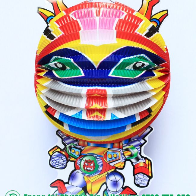 Lồng đèn trung thu giấy xếp Siêu nhân