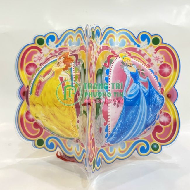 Lồng đèn nhựa kiếng Barbie
