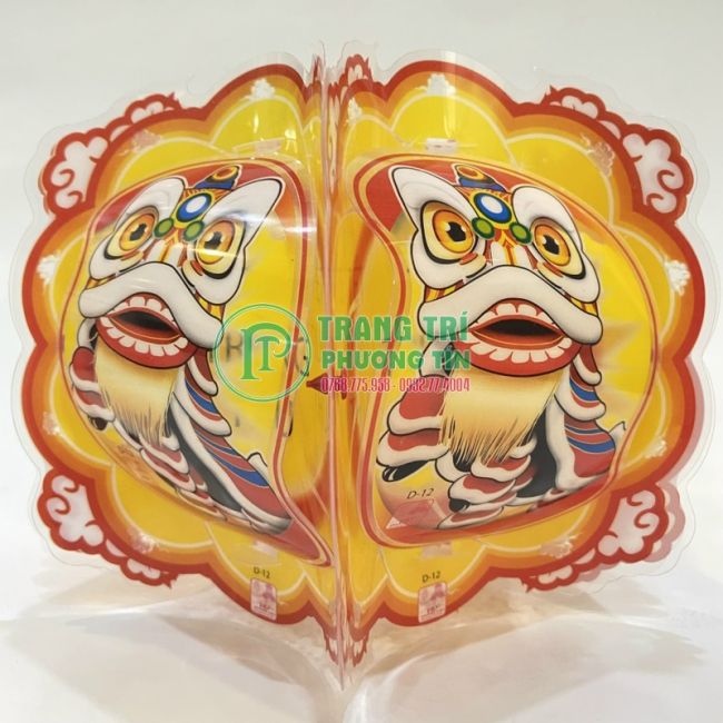 Lồng đèn nhựa kiếng múa lân