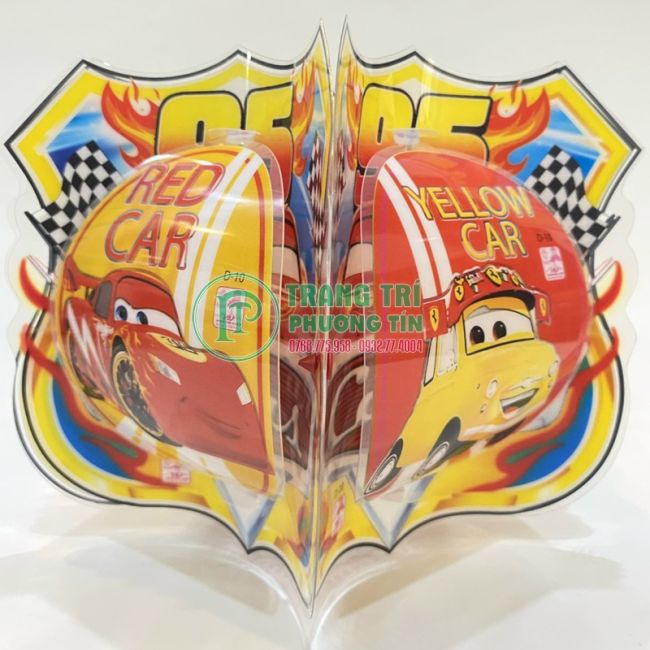 Lồng đèn nhựa kiếng Đua xe