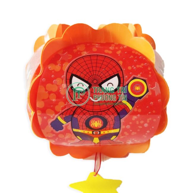 Lồng đèn trung thu nhựa tròn Spiderman
