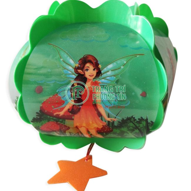 Lồng đèn trung thu nhựa tròn Công chúa