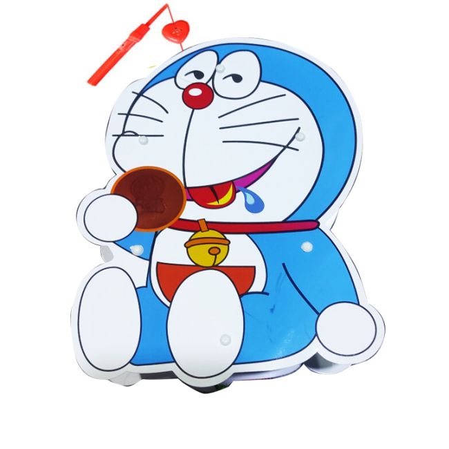 Lồng đèn chạy pin phát nhạc đèn Đô rê mon