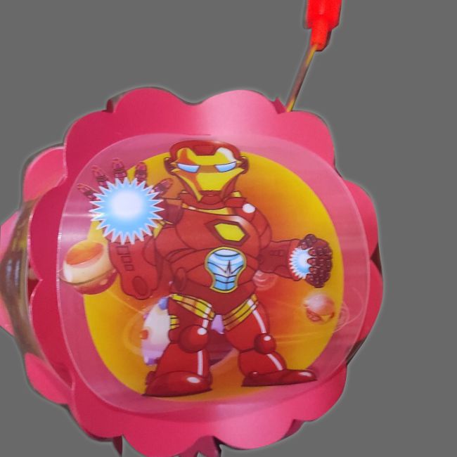 Lồng đèn pin phát nhạc Siêu nhân 2 mới