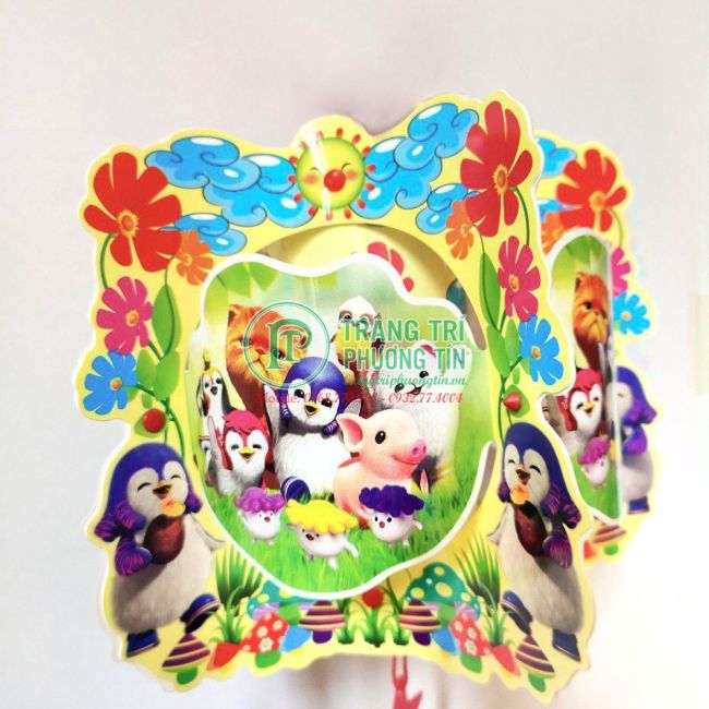 Lồng đèn hoạt hình chim thú