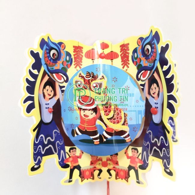 Lồng đèn hoạt hình múa lân