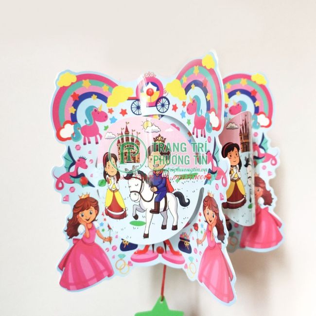 Lồng đèn hoạt hình hoàng tử công chúa