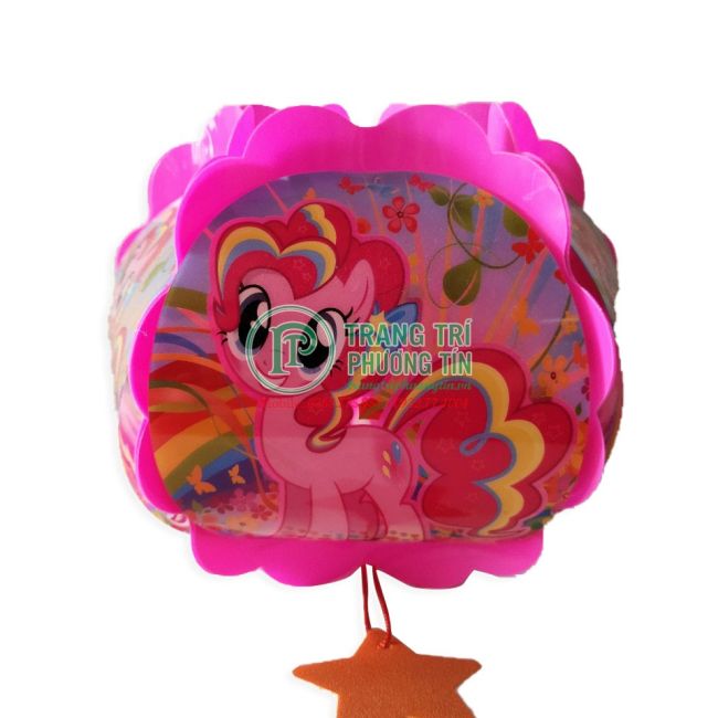 Lồng đèn trung thu nhựa tròn Pony