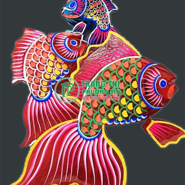 Lồng đèn giấy kiếng cá chép