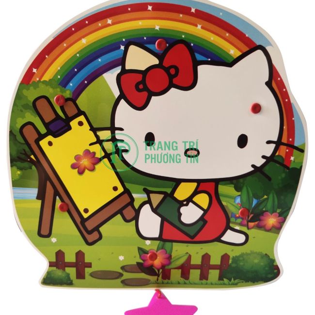 Lồng đèn trung thu bằng nhựa mèo kitty