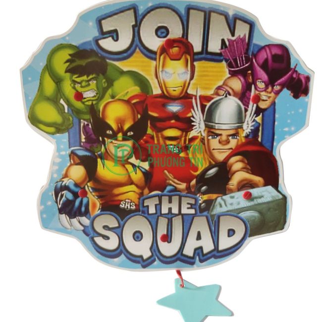 Lồng đèn trung thu bằng nhựa Squad