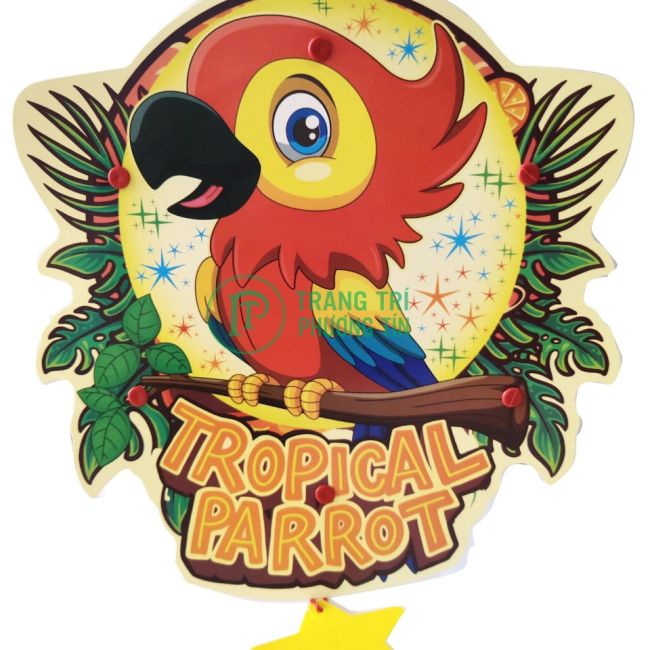 Lồng đèn trung thu bằng nhựa Vẹt con